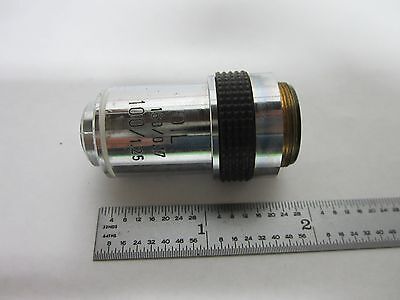 MICROSCOPE PART BAUSCH LOMB 100X OBJECTIVE OPTICS AS IS BIN#Q7-06