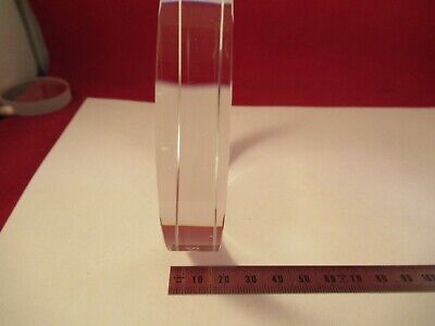 OPTICAL FLAT 4" DIAMETER FUSED SILICA 1/10 WAVE LASER OPTICS AS PICTURED 29-A-02