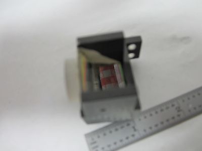 OPTICAL BEAM SPLITTER + PRISM ASSEMBLY LASER ENGLAND UK OPTICS BIN#Q4-61