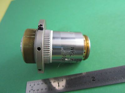 MICROSCOPE INTERFEROMETER PART LEITZ GERMANY OBJECTIVE FLUOTAR 100X OPTICS BN#A7