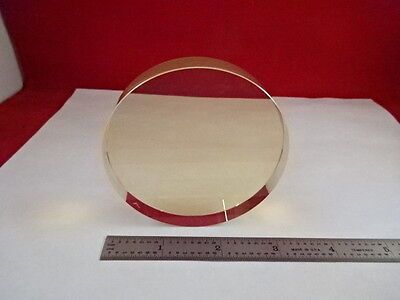 OPTICAL FLAT 3" DIAMETER UNCOATED 1/10 WAVE ZERODUR LASER OPTICS AS IS #80-05