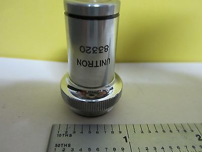 MICROSCOPE PART OBJECTIVE UNITRON M100X OIL OPTICS AS IS BIN#34-T-30