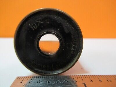 ANTIQUE ERNST LEITZ WETZLAR EYEPIECE 10X SHORT MICROSCOPE AS PICTURED &A3-B-87