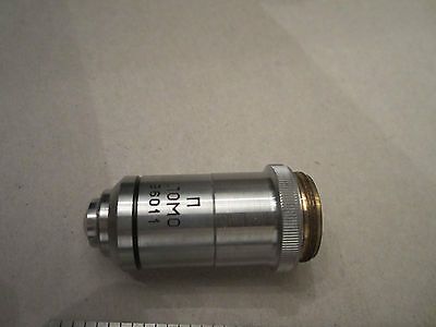 MICROSCOPE PART OPTICS OBJECTIVE 100X LOMO RUSSIA AS IS  BIN#RED