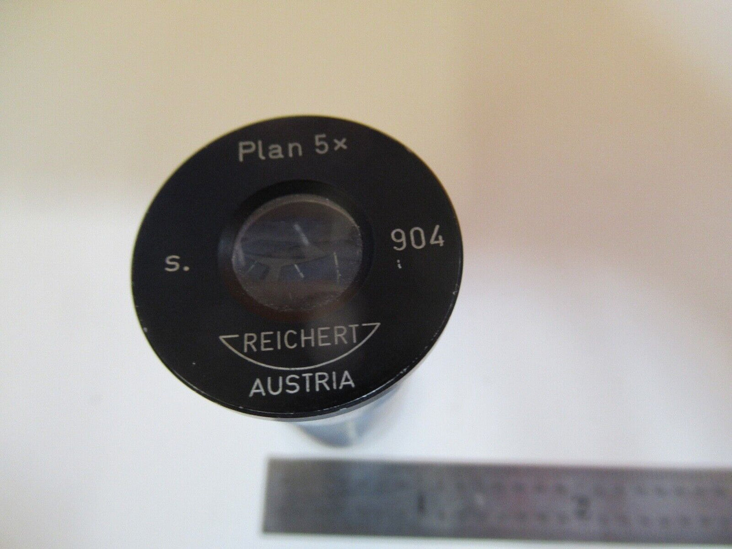 REICHERT AUSTRIA EYEPIECE PLAN 5X OPTICS MICROSCOPE PART AS PICTURED &A4-A-17