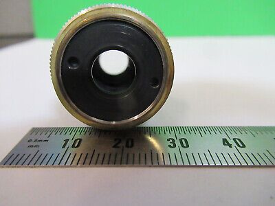 VINTAGE OBJECTIVE BAUSCH LOMB 10X OPTICS MICROSCOPE PART AS PICTURED &A9-B-17