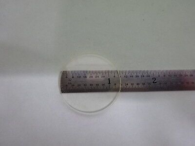 MICROSCOPE PART LEITZ GERMANY GLASS CLEAR YELLOW FILTER OPTICS #F5-B-14