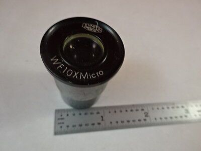 MICROSCOPE PART OLYMPUS WF10XMicro EYEPIECE OCULAR OPTICS AS IS B#N7-F-08