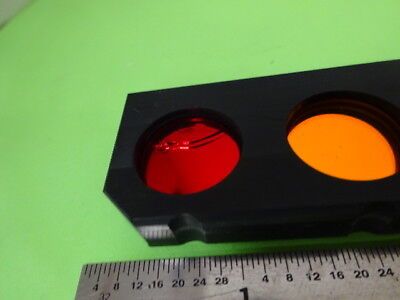 WYKO ZYGO FILER SLIDE INTERFEROMETER [crack red] MICROSCOPE PART OPTICS &5-A-12