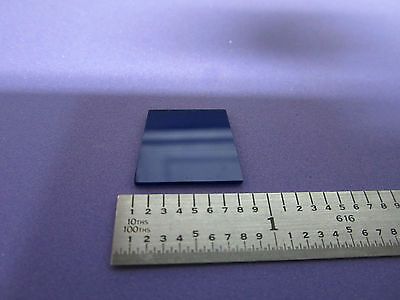 optical weird shape blue filter non symmetric non square laser optics #117-4c