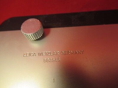 LEICA DMR GERMANY STAGE TABLE POL ROTATES 563546 POLARIZATION MICROSCOPE 90-FT97