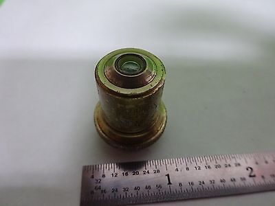 MICROSCOPE PART VINTAGE OBJECTIVE BAKER LONDON 3 OPTICS AS IS BIN#H7-A-09