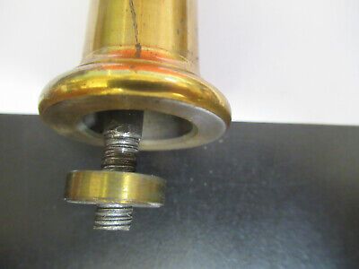 ANTIQUE BAUSCH LOMB BRASS RARE LIMB FRAME MICROSCOPE PART AS PICTURED mB7-A-26