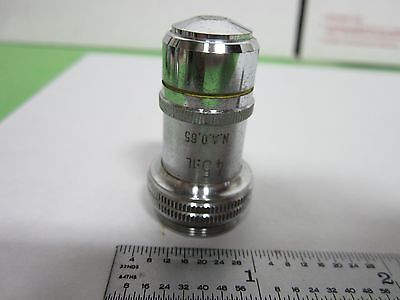 MICROSCOPE PART OBJECTIVE WOLFE WETZLAR GERMANY 45X OPTICS AS IS BIN#Q8-64