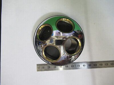 OLYMPUS JAPAN QUAD NOSEPIECE MICROSCOPE PART AS PICTURED #R7-B-69