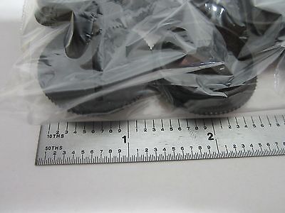 LOT 12 EA OBJECTIVE PLASTIC COVER NOSEPIECE MICROSCOPE AS IS BIN#J2-27