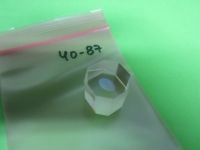 OPTICAL RARE BEAM SPLITTER OCTAGON beschichtet in der Mitte LASER OPTICS BIN#40-87