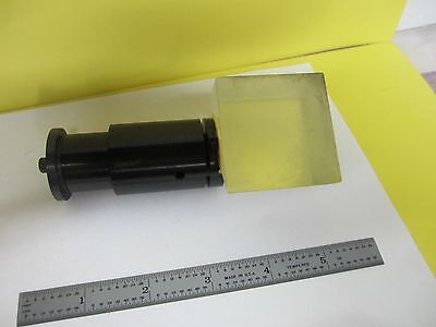 OPTICAL MIRROR MOUNTED [chip on corner] LASER OPTICS AS IS BIN#U5-27