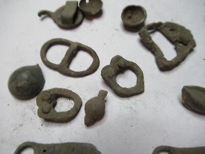 ANTIQUE BRASS BRONZE LOT MEDIEVAL ??? from EUROPE BOG FIND AS PICTURED &3-DT-12