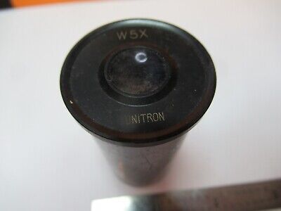 UNITRON JAPAN W5X EYEPIECE OCULAR OPTICS MICROSCOPE PART AS PICTURED &W8-A-21