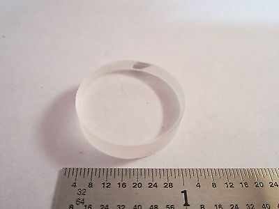 OPTICAL FLAT LASER OPTICS [chipped on edge, but usable] BIN#5M-23