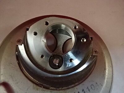 MICROSCOPE PART OLYMPUS JAPAN NOSEPIECE AS IS #AH-11