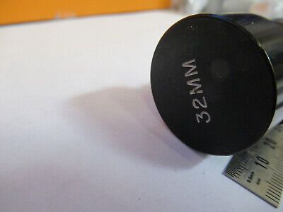 EMPTY BRASS CAN 32mm OBJECTIVE MICROSCOPE PART AS PICTURED &A2-FT-67