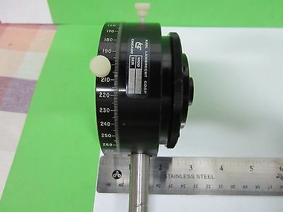 OPTICAL KARL LAMBRECHT CORP POLARIZER PRISM ROTABLE AS IS OPTICS BIN#65-03