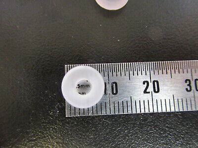 OPTICAL HP LOT 3 EA FUSED SILICA DONUTS LASER OPTICS AS PICTURED &P6-A-77