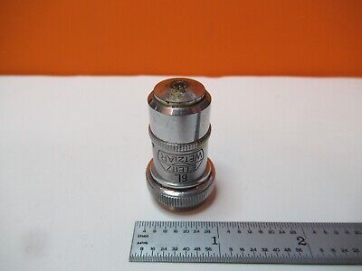 ANTIQUE ERNST LEITZ OBJECTIVE 45X OPTICS MICROSCOPE PART AS PICTURED &16-A-61B