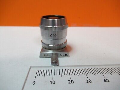 REICHERT AUSTRIA OBJECTIVE 2np 8X EPI MICROSCOPE PART OPTICS AS PICTURED 3K-A-55