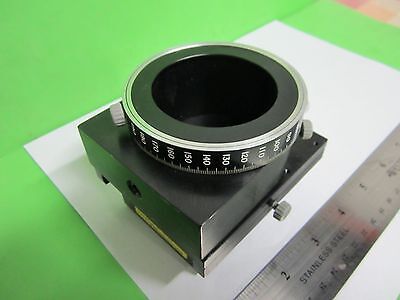 OPTICAL KARL LAMBRECHT POLARIZER PRISM ROTABLE MICROMETER AS IS OPTICS BIN#65-05