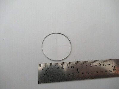 OPTICAL RETICLE MICROMETER CROSSHAIR OPT MICROSCOPE PART AS PICTURED &4B-FT-38