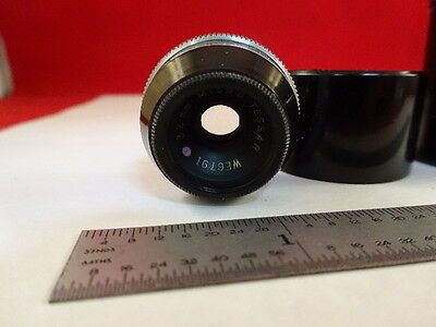 MICROSCOPE PART TESSAR BAUSCH LOMB OBJECTIVE LENS 32 mm OPTICS AS IS #Y7-H-93