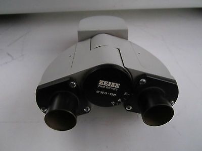 ZEISS MICROSCOPE EYEPIECE HOLDER WITHOUT OCULARS OPTICS