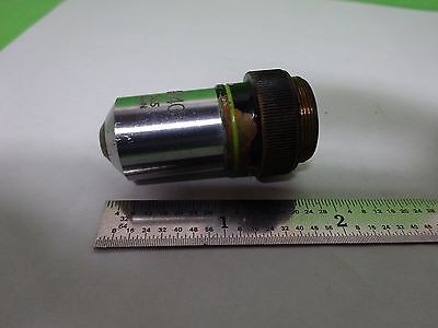 MICROSCOPE PART OBJECTIVE OLYMPUS M40 40X [fair] OPTICS AS IS BIN#Y6-E-15