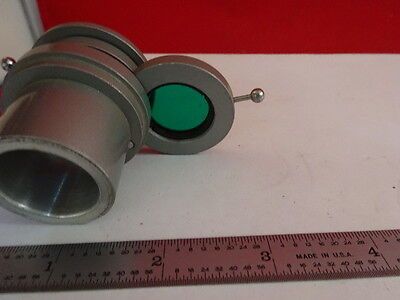 MICROSCOPE PART UNITRON ILLUMINATOR + FILTER OPTICS AS IS #AH-08