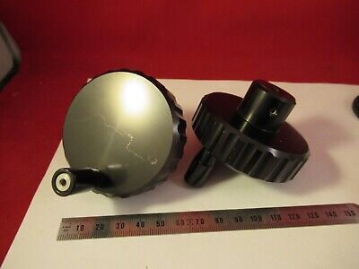 NIKON WYKO DEKTAK SET of KNOBS MICROSCOPE PART AS PICTURED &8-B-22