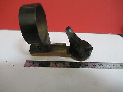 ANTIQUE BAUSCH LOMB RARE CONDENSER HOLDER MICROSCOPE PART AS PICTURED #vB7-A-22