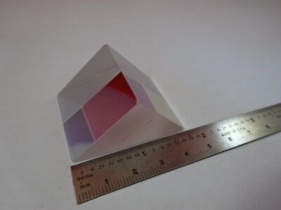 OPTICAL GLASS PRISM OPTICS AS IS &51-A-04