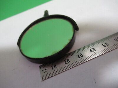 ANTIQUE BAUSCH LOMB MIRROR OPTICS MICROSCOPE PART AS PICTURED &R9-A-67