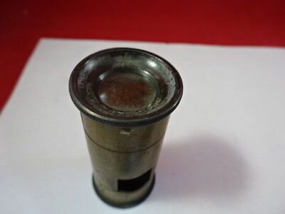 FOR PARTS ANTIQUE BRASS PORTABLE SEEDS MICROSCOPE VINTAGE PART AS IS &92-25