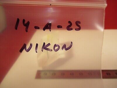 NIKON JAPAN GLASS PRISM HEAD MICROSCOPE PART OPTICS AS PICTURED &14-A-25