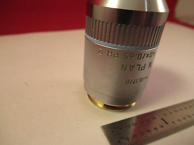 LEICA DMR GERMANY OBJECTIVE 40X PH LENS OPTICS MICROSCOPE PART 506025 &6-B-03