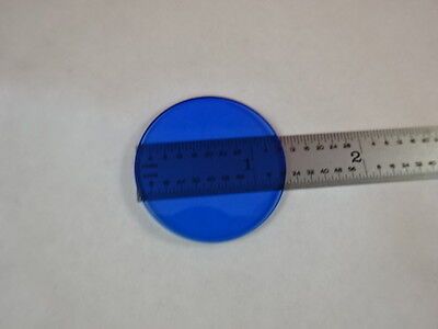 MICROSCOPE PART WILD SWISS BLUE GLASS FILTER ILLUMINATOR OPTICS AS IS B#C5-H-26