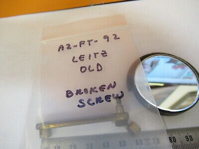 ANTIQUE LEITZ MIRROR ASSEMBLY PARTS MICROSCOPE PART AS PICTURED &A2-FT-92