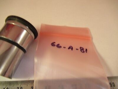 UNKNOWN MAKER 10X WF OCULAR EYEPIECE OPTICS MICROSCOPE PART AS PICTURED &66-A-81