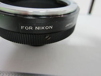 OPTICAL MICROSCOPE NIKON CAMERA ADAPTOR OPTICS BIN#L5-25