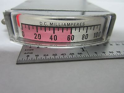 VINTAGE SIMPSON DC MILLIAMPERES ELECTRIC DISPLAY AMPS BIN#L1-14