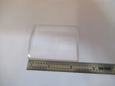 OPTICAL RECTANGULAR PLANO CONVEX LENS 200mm FL OPTICS AS PICTURED &B9-A-18